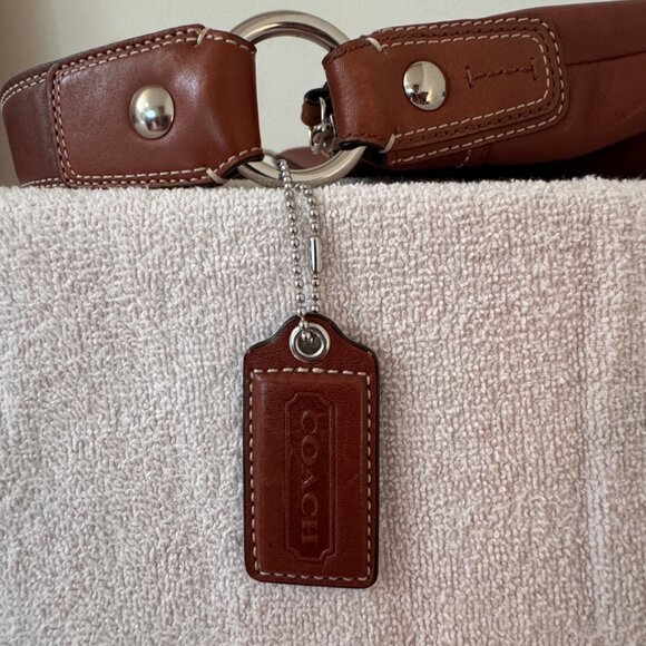 Coach Brown Leather Shoulder Bag - Picture 10 of 14
